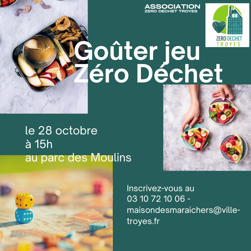 Gouter jeu zéro déchet