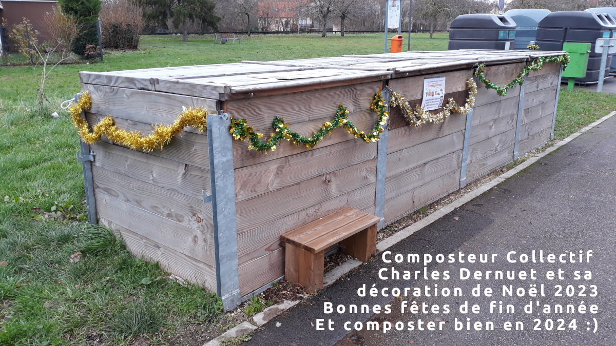 Composteur collectif à Noël