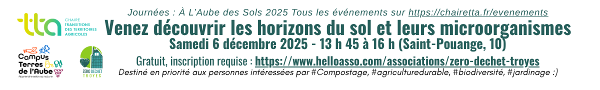Atelier horizons des sols et leurs microorganismes 2025